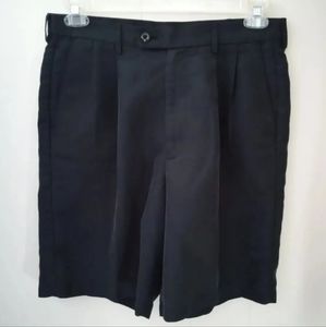 Nike Golf Mens Size 32 Black Pleated Shorts